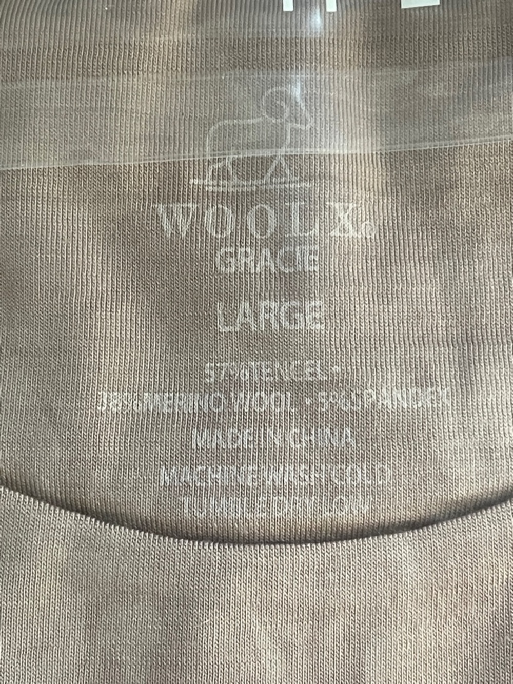 Woolx Gracie Bodysuit Tencel Merino Blend in Mocha Meringue